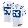 Zennovawear Men's Indianapolis Colts Shaquille Leonard White Player Game Jersey