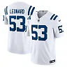 Zennovawear Men's Indianapolis Colts Shaquille Leonard White Vapor F.U.S.E. Limited Jersey