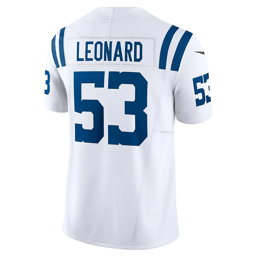 Zennovawear Men's Indianapolis Colts Shaquille Leonard White Vapor F.U.S.E. Limited Jersey