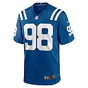 Zennovawear Men's Indianapolis Colts Tony Siragusa Royal Game Retired Player Jersey