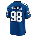 Zennovawear Men's Indianapolis Colts Tony Siragusa Royal Indiana Nights Alternate Game Jersey