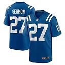 Zennovawear Men's Indianapolis Colts Trey Sermon Royal Game Jersey
