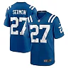 Zennovawear Men's Indianapolis Colts Trey Sermon Royal Game Jersey
