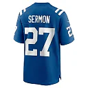 Zennovawear Men's Indianapolis Colts Trey Sermon Royal Game Jersey