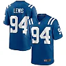 Zennovawear Men's Indianapolis Colts Tyquan Lewis Royal Game Jersey