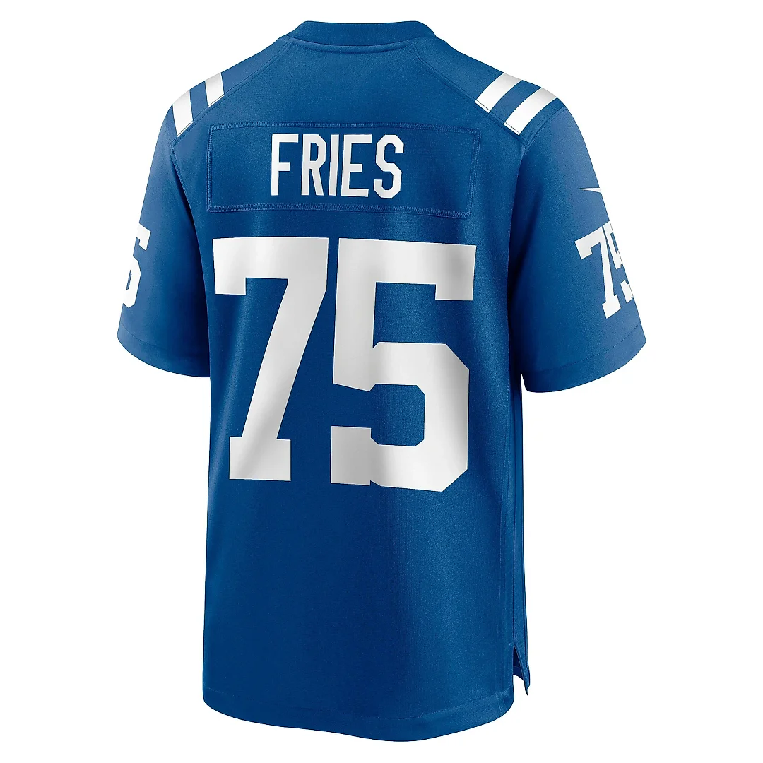 Zennovawear Men's Indianapolis Colts Will Fries Royal Game Jersey