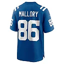 Zennovawear Men's Indianapolis Colts Will Mallory Royal Team Game Jersey