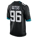 Zennovawear Men's Jacksonville Jaguars Adam Gotsis Black Game Jersey