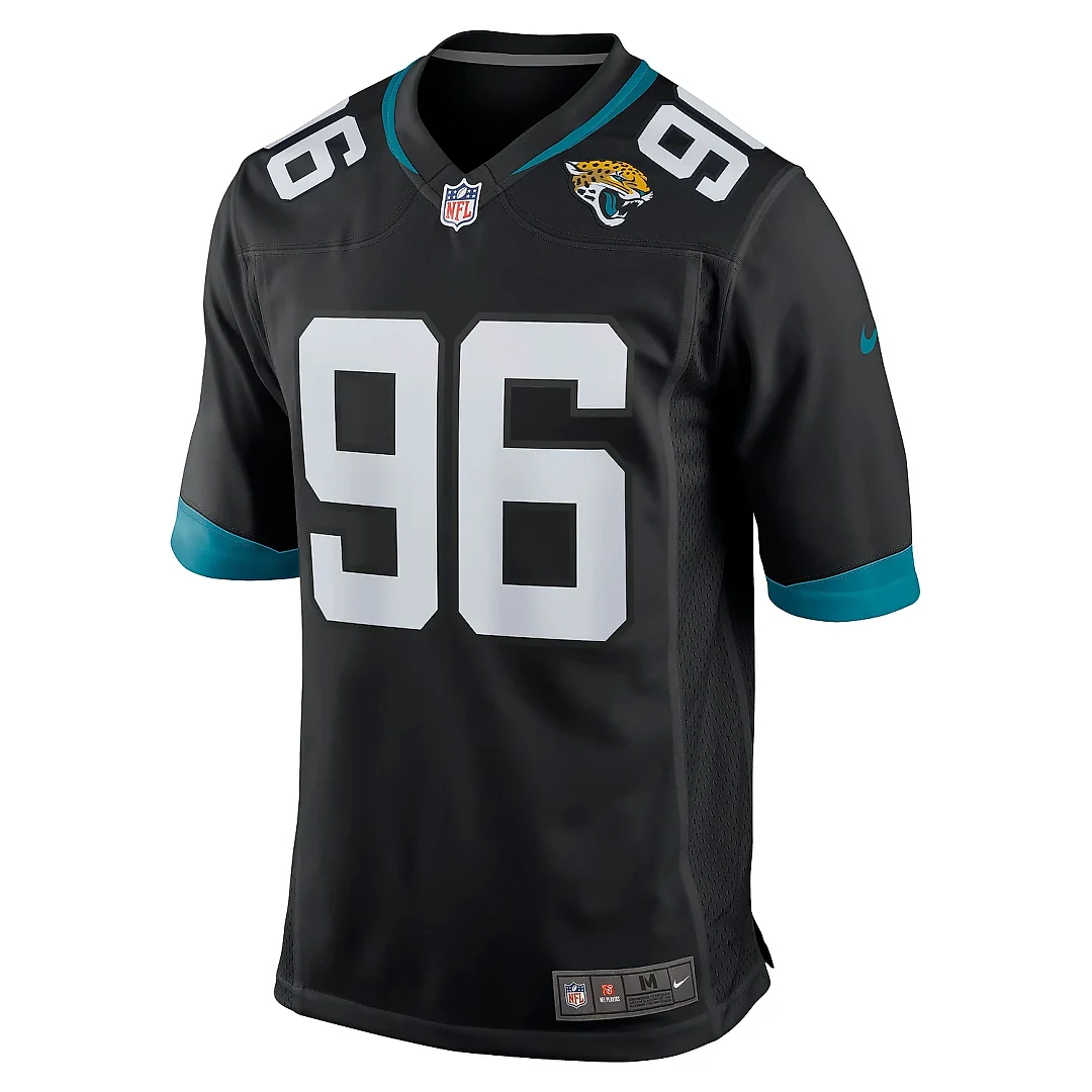 Zennovawear Men's Jacksonville Jaguars Adam Gotsis Black Game Jersey