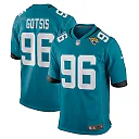 Zennovawear Men's Jacksonville Jaguars Adam Gotsis Teal Game Jersey