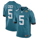 Zennovawear Men's Jacksonville Jaguars Andre Cisco Teal Game Player Jersey