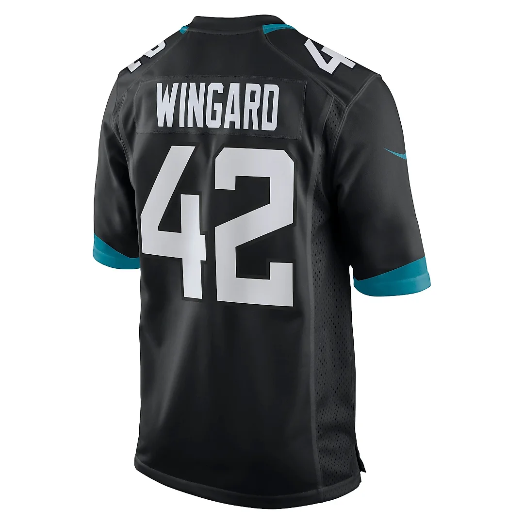 Zennovawear Men's Jacksonville Jaguars Andrew Wingard Black Game Jersey