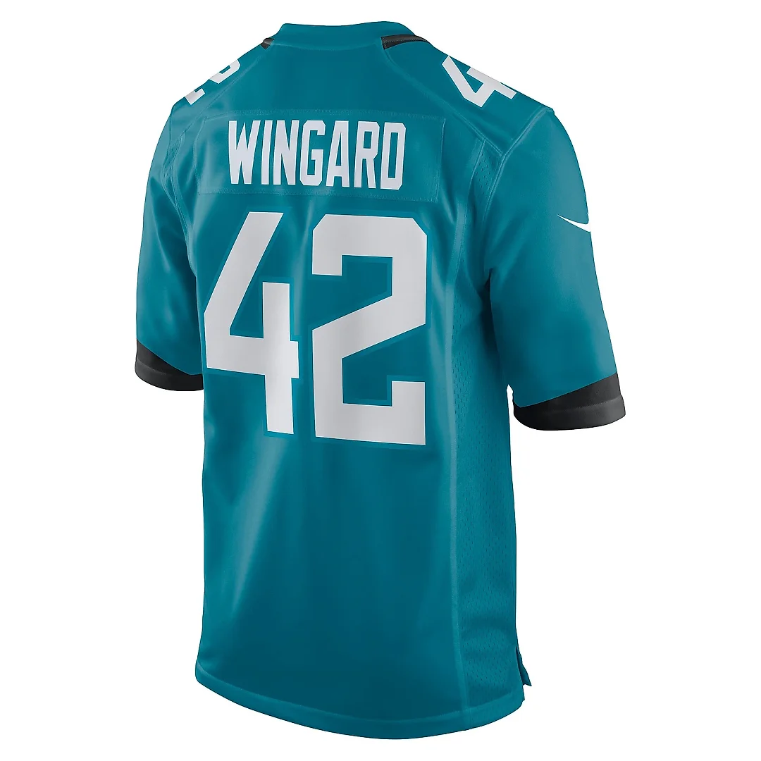 Zennovawear Men's Jacksonville Jaguars Andrew Wingard Teal Game Jersey