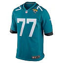Zennovawear Men's Jacksonville Jaguars Anton Harrison Teal Game Jersey
