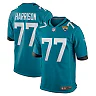 Zennovawear Men's Jacksonville Jaguars Anton Harrison Teal Game Jersey