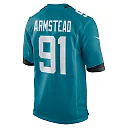 Zennovawear Men's Jacksonville Jaguars Arik Armstead Teal Team Game Jersey