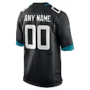 Zennovawear Men's Jacksonville Jaguars Black Custom Game Jersey