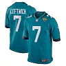 Zennovawear Men's Jacksonville Jaguars Byron Leftwich Teal Retired Player Game Jersey