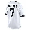 Zennovawear Men's Jacksonville Jaguars Byron Leftwich White Retired Player Game Jersey
