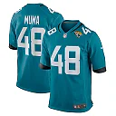 Zennovawear Men's Jacksonville Jaguars Chad Muma Teal Game Jersey