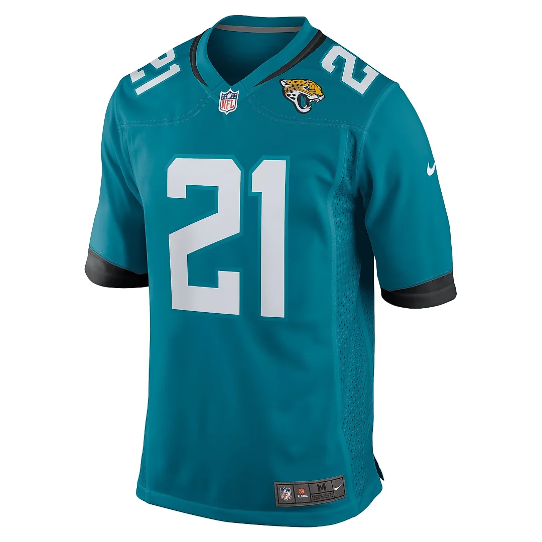 Zennovawear Men's Jacksonville Jaguars Christian Braswell Teal Team Game Jersey