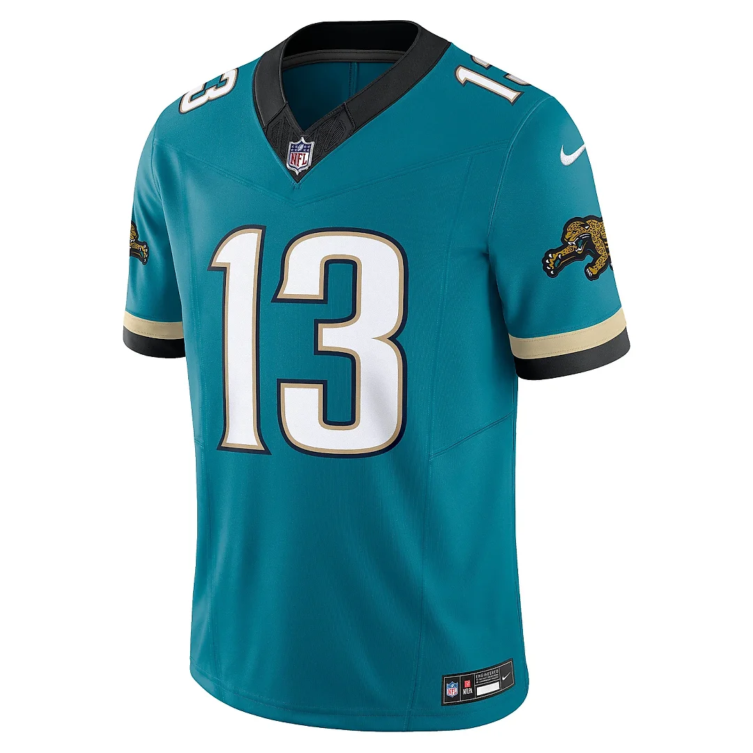 Zennovawear Men's Jacksonville Jaguars Christian Kirk Teal Prowler Throwback Vapor F.U.S.E. Limited Jersey