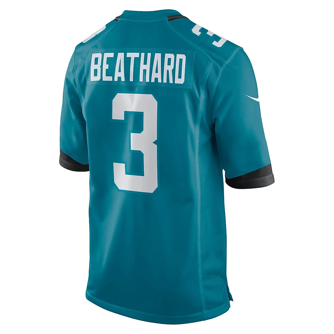 Zennovawear Men's Jacksonville Jaguars C.J. Beathard Teal Game Jersey
