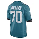 Zennovawear Men's Jacksonville Jaguars Cole Van Lanen Teal Game Player Jersey