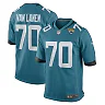 Zennovawear Men's Jacksonville Jaguars Cole Van Lanen Teal Game Player Jersey