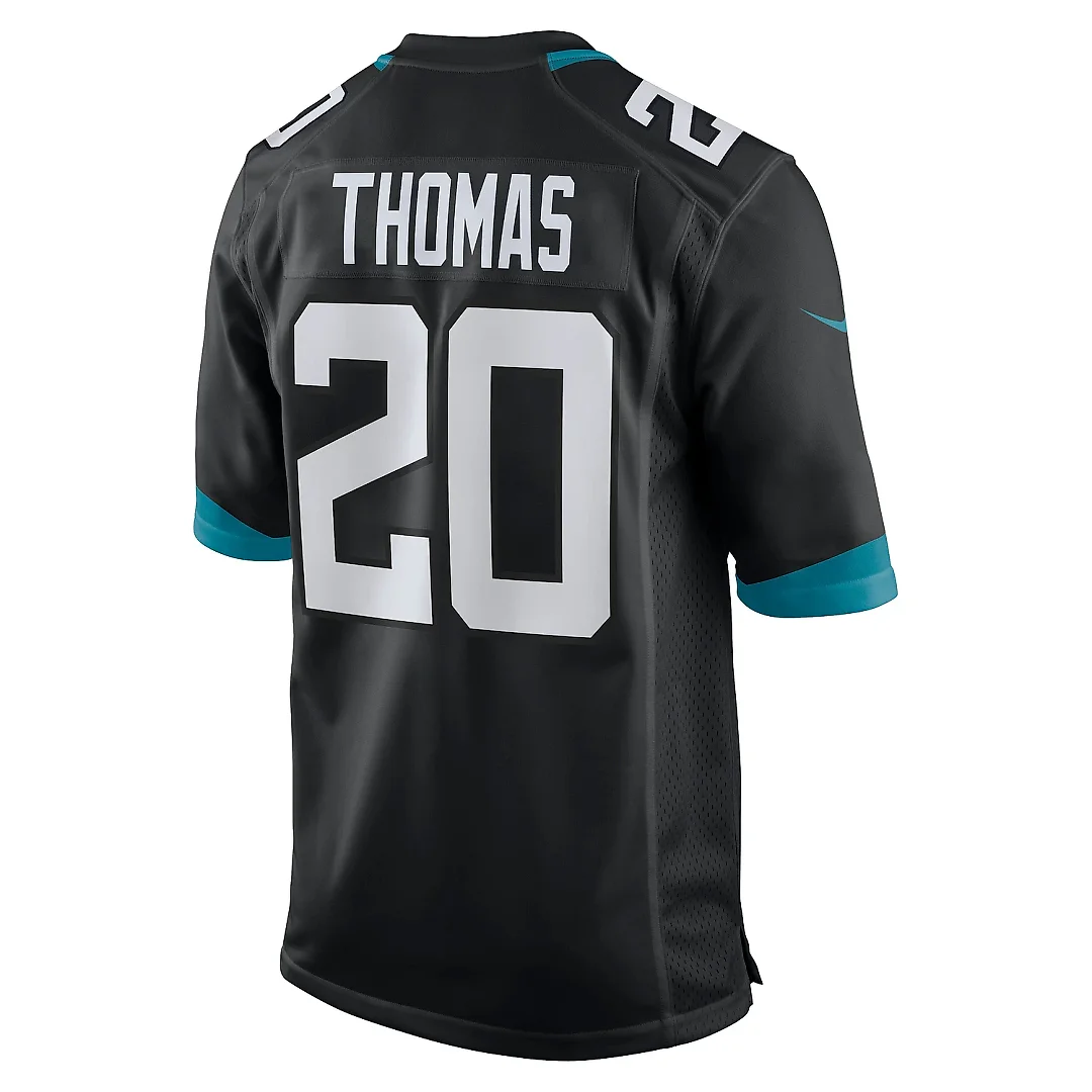 Zennovawear Men's Jacksonville Jaguars Daniel Thomas Black Game Jersey