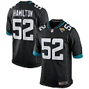 Zennovawear Men's Jacksonville Jaguars DaVon Hamilton Black Game Jersey