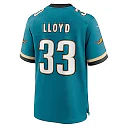 Zennovawear Men's Jacksonville Jaguars Devin Lloyd Teal Prowler Throwback Player Game Jersey