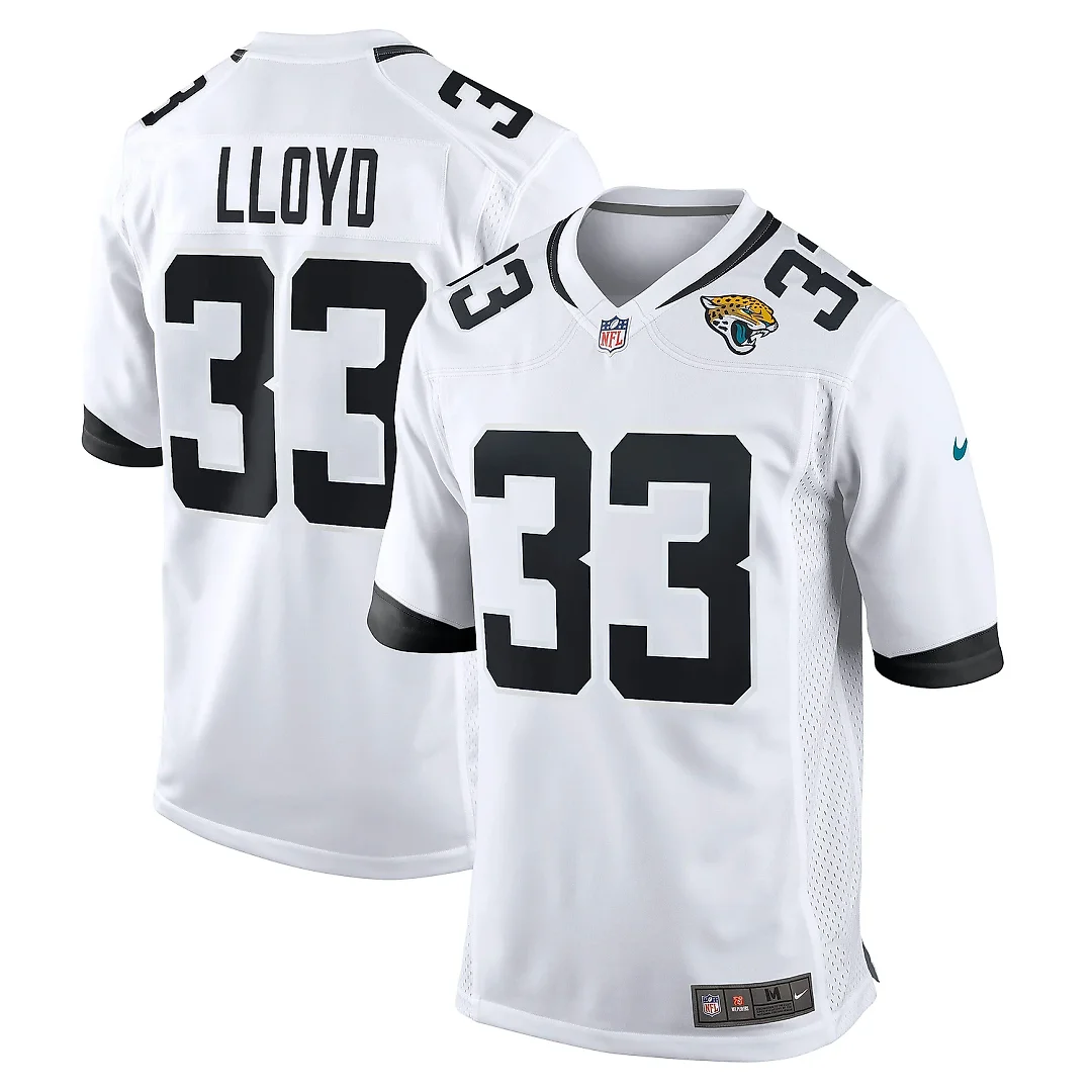 Zennovawear Men's Jacksonville Jaguars Devin Lloyd White Away Game Player Jersey