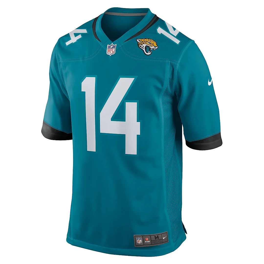 Zennovawear Men's Jacksonville Jaguars Elijah Cooks Teal Team Game Jersey