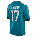 Zennovawear Men's Jacksonville Jaguars Evan Engram Teal Game Jersey