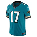 Zennovawear Men's Jacksonville Jaguars Evan Engram Teal Prowler Throwback Vapor F.U.S.E. Limited Jersey