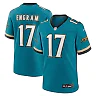 Zennovawear Men's Jacksonville Jaguars Evan Engram Teal Prowler Throwback Player Game Jersey