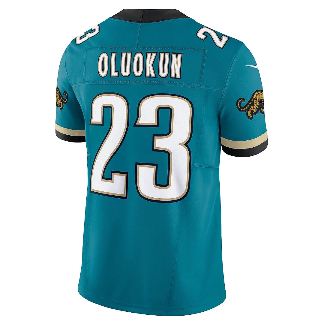 Zennovawear Men's Jacksonville Jaguars Foye Oluokun Teal Prowler Throwback Vapor F.U.S.E. Limited Jersey