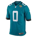 Zennovawear Men's Jacksonville Jaguars Gabe Davis Teal Team Game Player Jersey