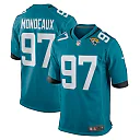 Zennovawear Men's Jacksonville Jaguars Henry Mondeaux Teal Game Jersey