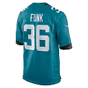 Zennovawear Men's Jacksonville Jaguars Jake Funk Teal Team Game Jersey