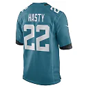 Zennovawear Men's Jacksonville Jaguars Jamycal Hasty Teal Game Player Jersey