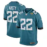 Zennovawear Men's Jacksonville Jaguars Jamycal Hasty Teal Game Player Jersey