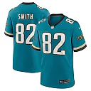 Zennovawear Men's Jacksonville Jaguars Jimmy Smith Teal Prowler Throwback Retired Player Game Jersey