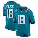 Zennovawear Men's Jacksonville Jaguars John Wolford Teal Team Game Jersey