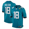 Zennovawear Men's Jacksonville Jaguars John Wolford Teal Team Game Jersey