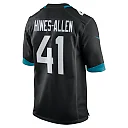 Zennovawear Men's Jacksonville Jaguars Josh Hines-Allen Black Alternate Player Game Jersey