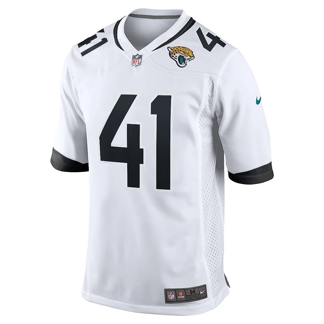 Zennovawear Men's Jacksonville Jaguars Josh Hines-Allen White Player Game Jersey