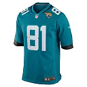 Zennovawear Men's Jacksonville Jaguars Josiah Deguara Teal Team Game Jersey