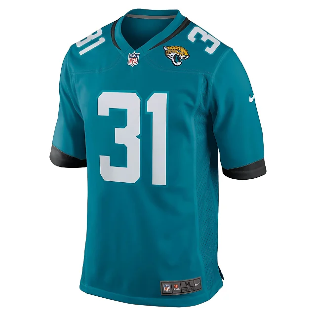 Zennovawear Men's Jacksonville Jaguars Keilan Robinson Teal Team Game Jersey